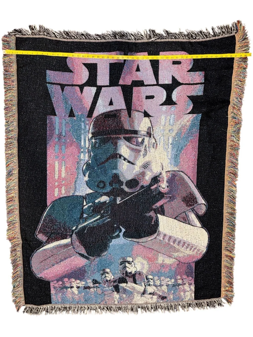 Star Wars Black and Pink Stormtrooper Woven Throw
